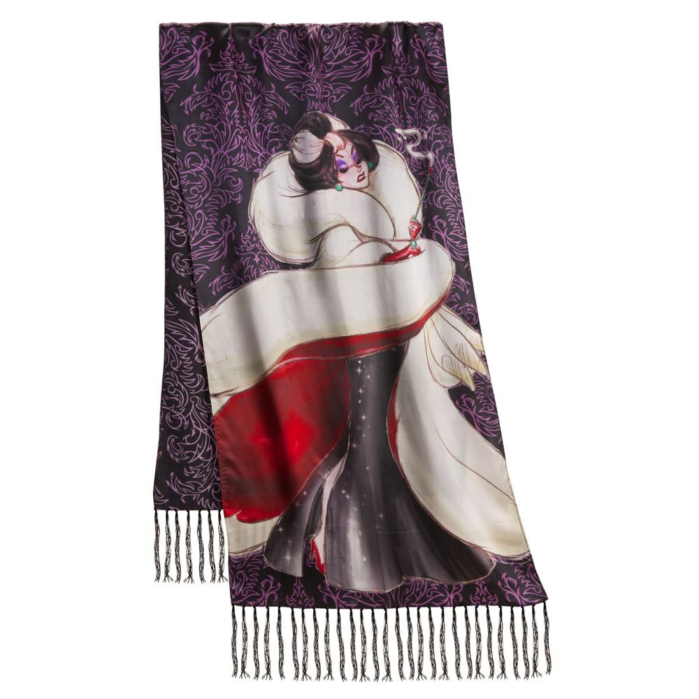 Disney Villains Cruella De Vil Scarf for Women