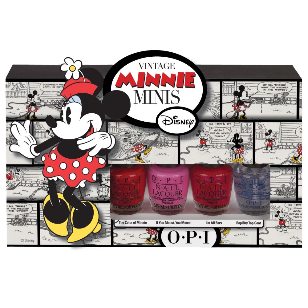 Minnie Mouse Nail Polish Set by O.P.I. -- 4-Pc.