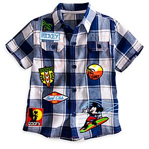 Mickey Mouse Woven Shirt for Boys