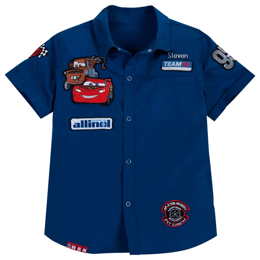 Woven Mechanic Cars 2 Shirt for Boys