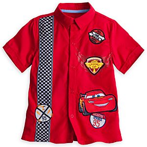 Lightning McQueen Mechanic Shirt for Boys