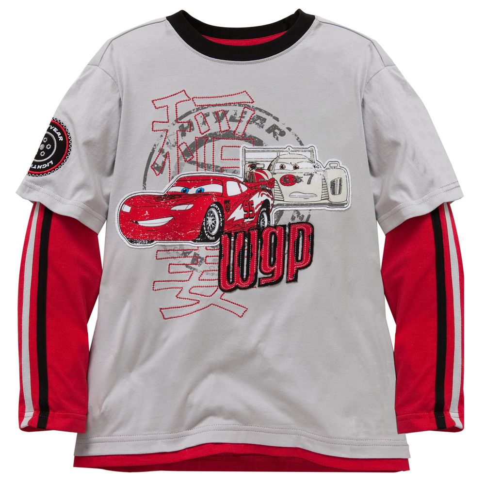Double-Up Long Sleeve Cars 2 Tee for Boys