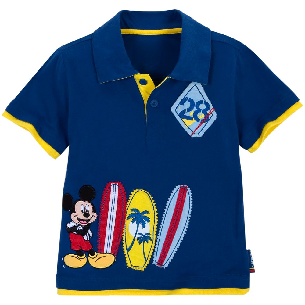 Surf Patrol Mickey Mouse Polo for Boys
