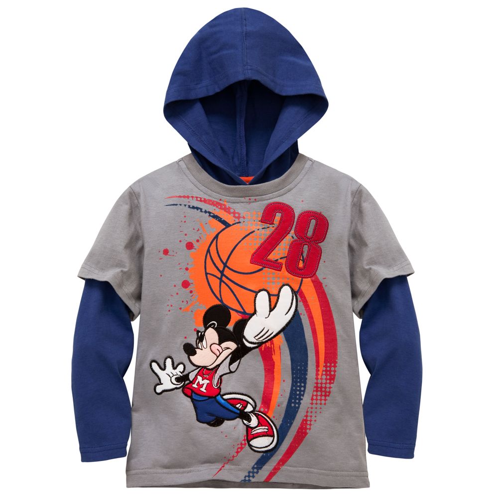 Mickey Mouse Tee and Long-Sleeve Hoodie for Toddler Boys