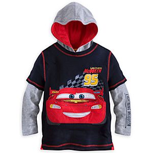 Lightning McQueen Double-Up Hoodie Tee for Boys