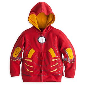 Iron Man Costume Hoodie for Boys