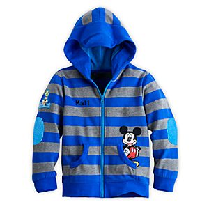 Mickey Mouse and Goofy Hoodie for Boys - Personalizable