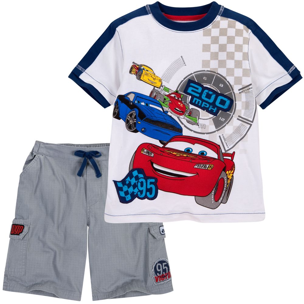 Cars 2 Tee and Shorts Set for Boys -- 2-Pc.