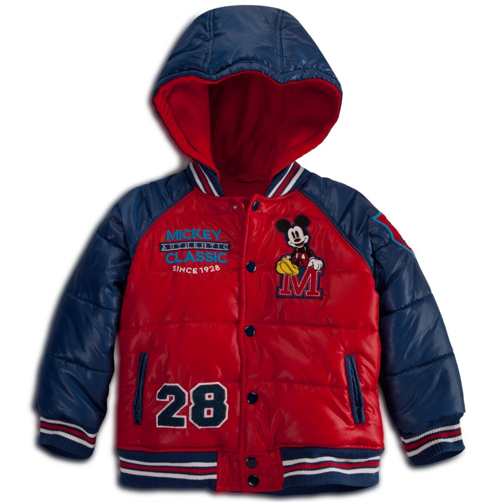Puffy Mickey Mouse Jacket for Boys