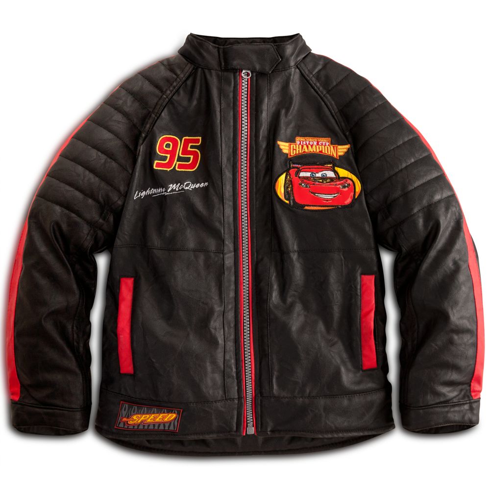 Faux Leather Lightning McQueen Motorcycle Jacket