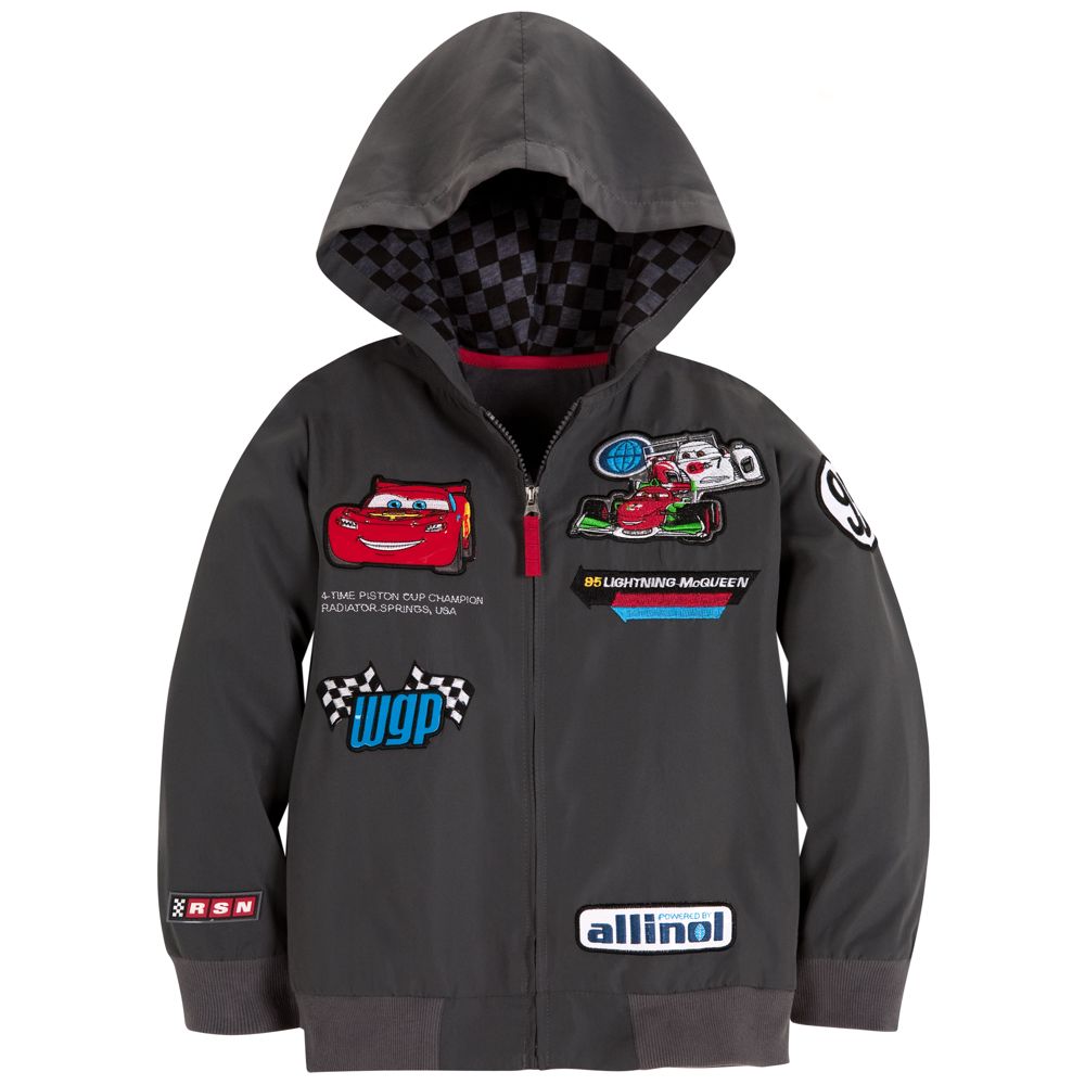 Personalizable Piston Cup Champion Lightning McQueen Cars 2 Jacket for Boys