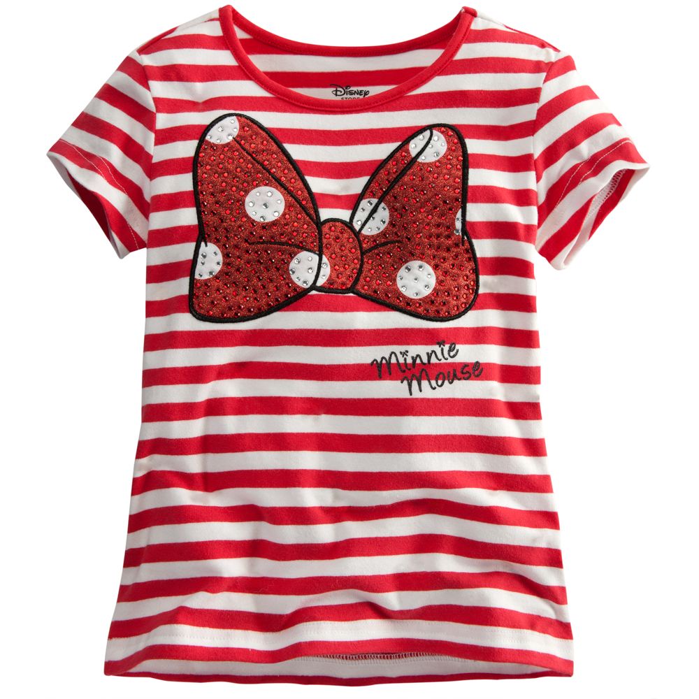 Bow Minnie Mouse Tee for Girls