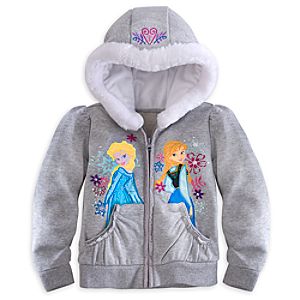 Anna and Elsa Hoodie for Girls - Frozen