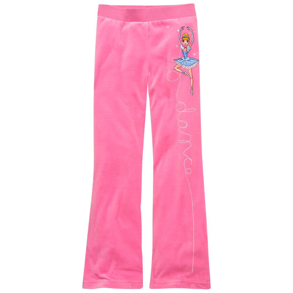 Velour Ballet Disney Princess Pants for Girls