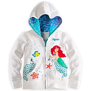 Ariel Hoodie for Girls - Personalizable
