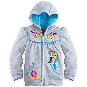 Anna and Elsa Hoodie for Girls