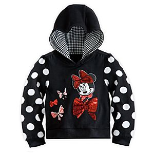 Minnie Mouse Sequined Hoodie for Girls