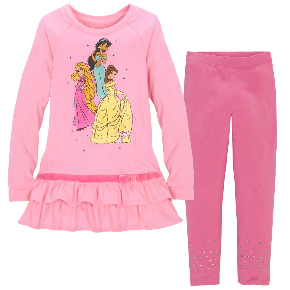 Sparkle Disney Princess Dress Set for Girls -- 2-Pc.
