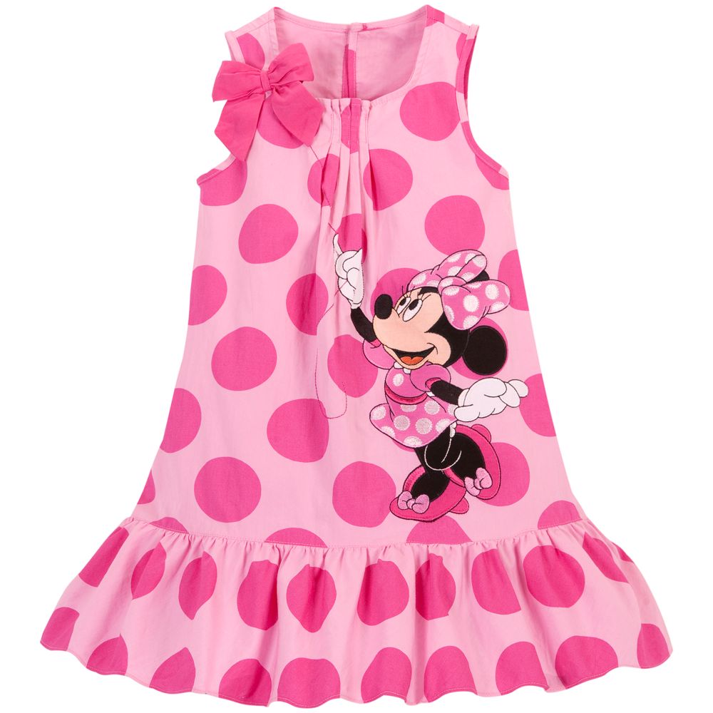 Woven Minnie Mouse Dress for Girls