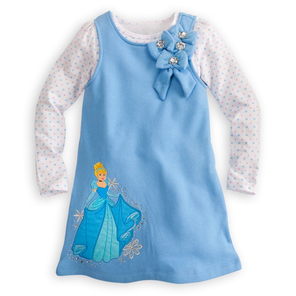 Long Sleeve Cinderella Fleece Jumper Set for Girls -- 2-Pc.