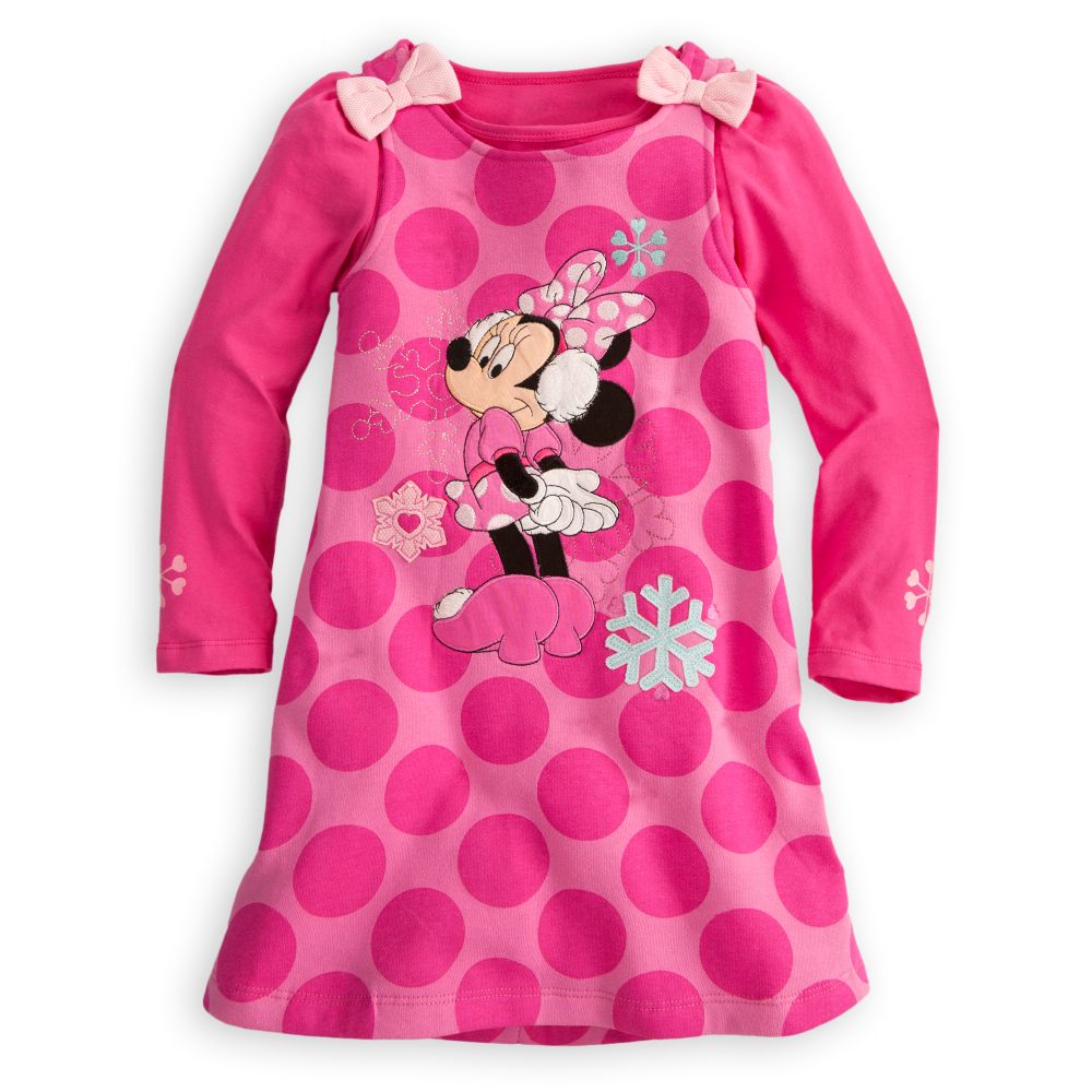 Long Sleeve Minnie Mouse Fleece Jumper Set for Girls -- 2-Pc.