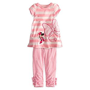 Minnie Mouse Dress and Leggings Set for Girls