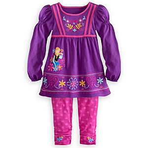 Anna Knit Dress and Leggings Set for Girls - Frozen