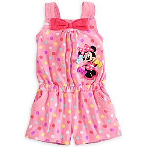 Minnie Mouse Knit Romper for Girls