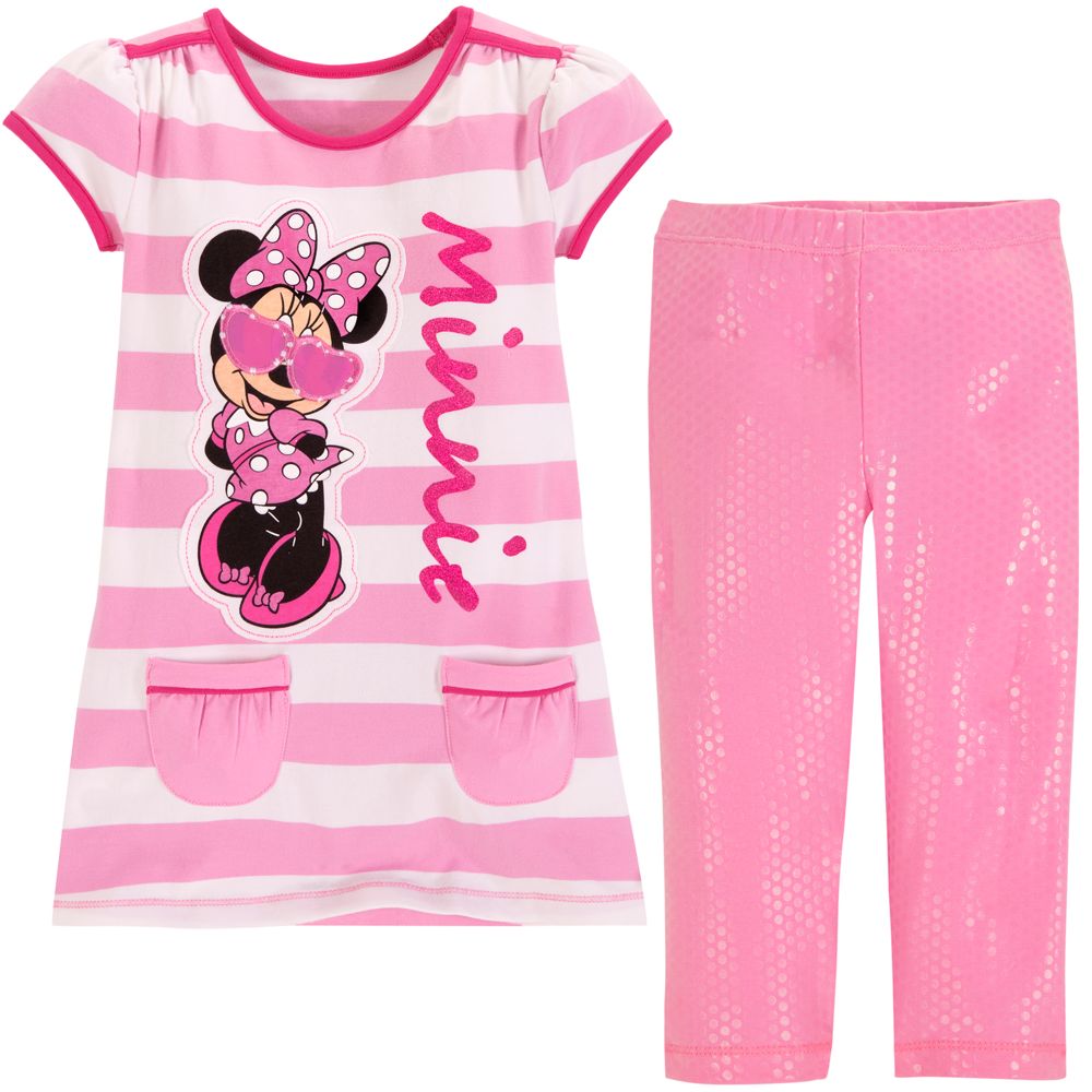 Superstar Minnie Mouse Dress Set for Toddler Girls -- 2-Pc.