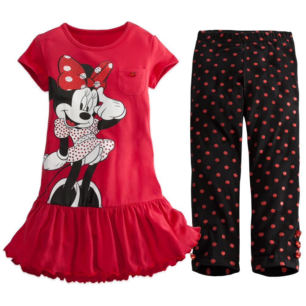 Minnie Mouse Dress Set for Girls