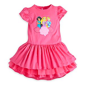 Disney Princess Pink Woven Dress for Girls