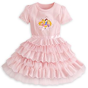 Disney Princess Ruffled Dress for Girls