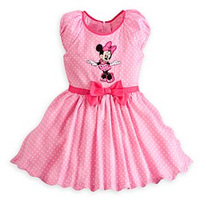 Minnie Mouse Party Dress for Girls - Pink