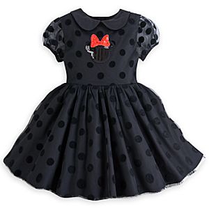 Minnie Mouse Party Dress for Girls - Black