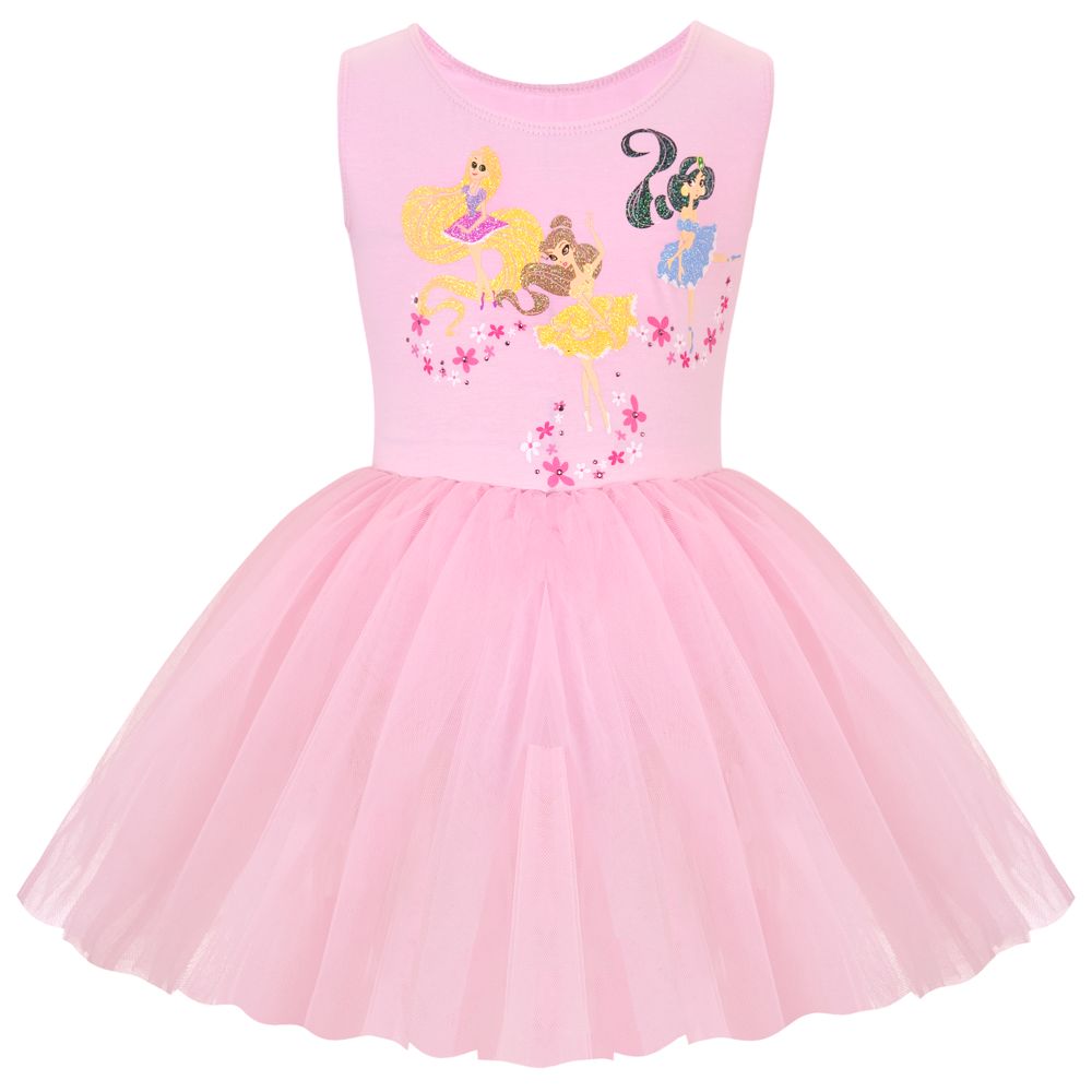 Ballerina Disney Princess Tutu Leotard for Girls