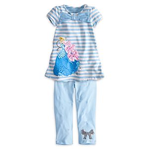 Cinderella Dress and Leggings Set for Girls