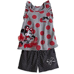 Minnie Mouse Tank and Shorts Set for Girls