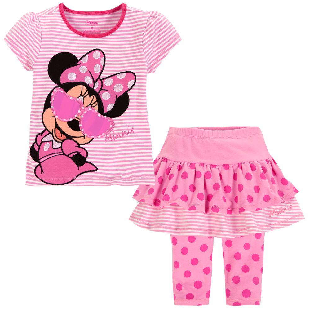 Minnie Mouse Skirt Set for Girls -- 2-Pc.