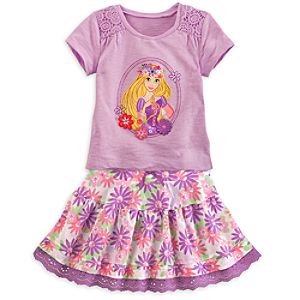 Rapunzel Top and Skort Set for Girls