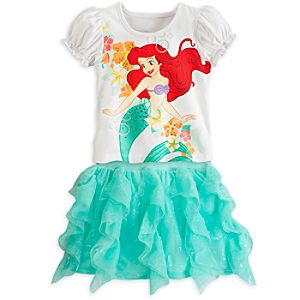 Ariel Tee and Skort Set for Girls