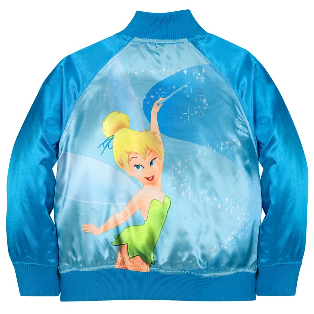 Personalizable Tinker Bell Varsity Jacket for Girls