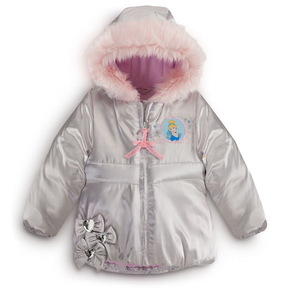 Personalizable Puffy Cinderella Jacket for Girls