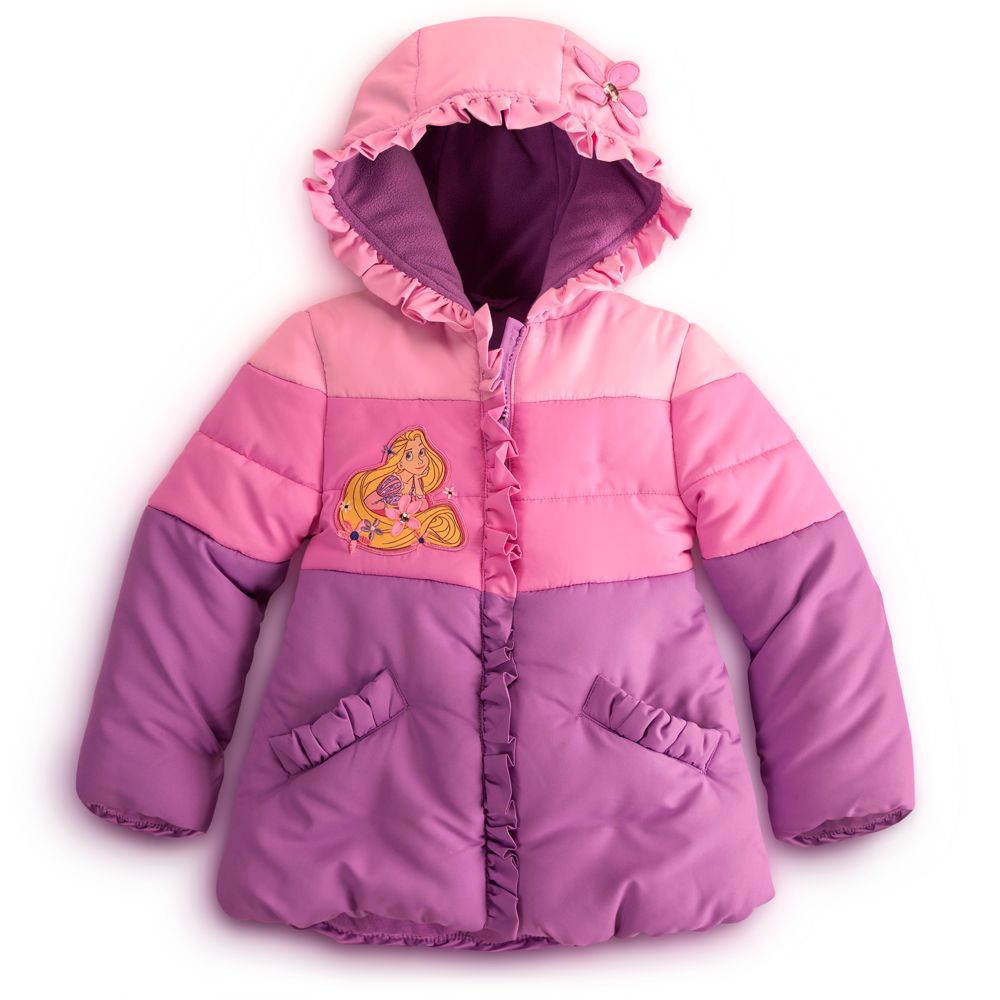 Personalizable Puffy Rapunzel Jacket for Girls