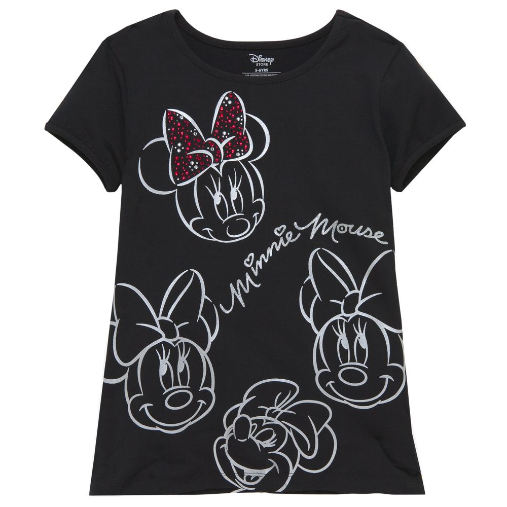 Faces of Minnie Mouse Tee for Girls