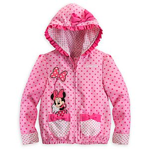 Minnie Mouse Jacket for Girls - Pink - Personalizable