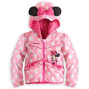 Minnie Mouse Hooded Jacket for Girls - Personalizable