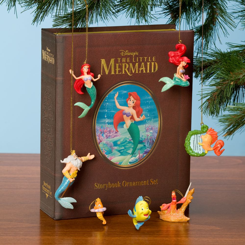 7-Pc. The Little Mermaid Storybook Ornament Set