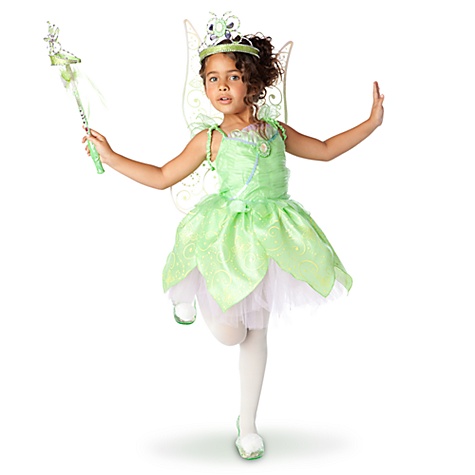 Glow-in-the-Dark Tinker Bell Costume for Girls