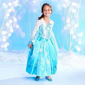 Elsa Deluxe Costume for Girls - Frozen