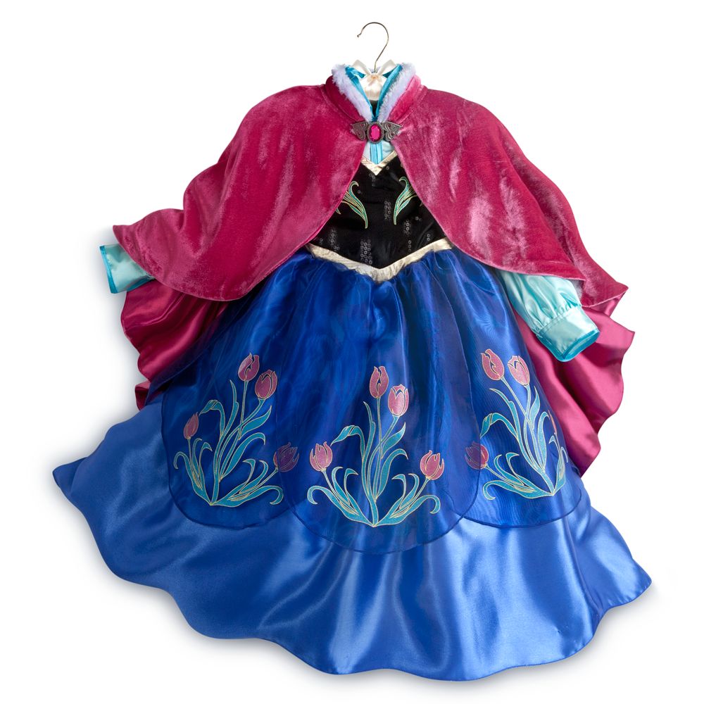 Rubies Anna Deluxe Kinderkostüm – Inkl. Kleid Und Umhang, Mehrfach Verwendbar